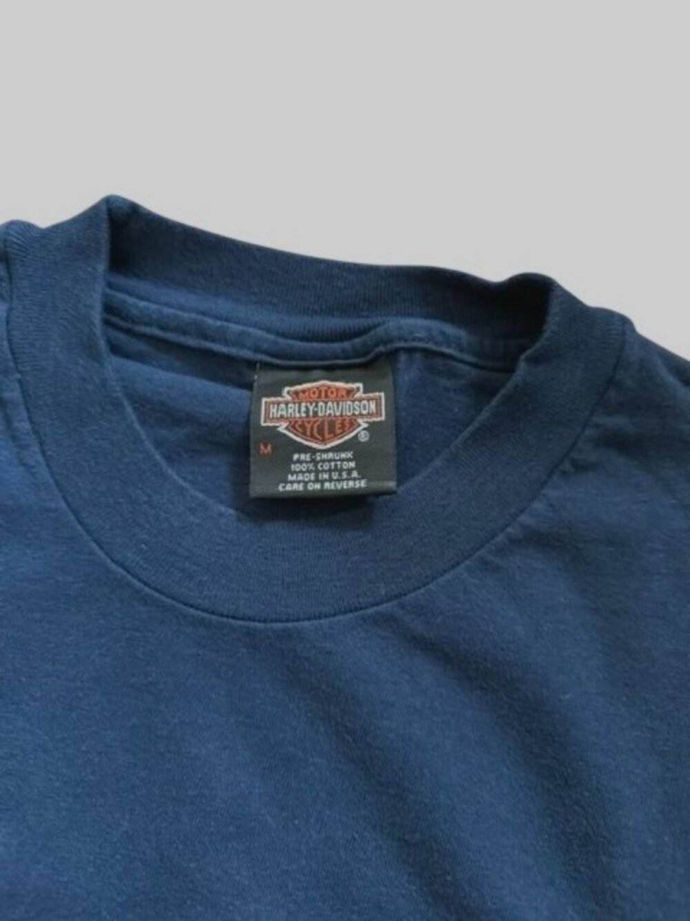 Harley-Davidson H.O.G. 1997 Posse Ride Navy Blue T-Shirt Coast To Coast Graphic - Picture 4 of 5